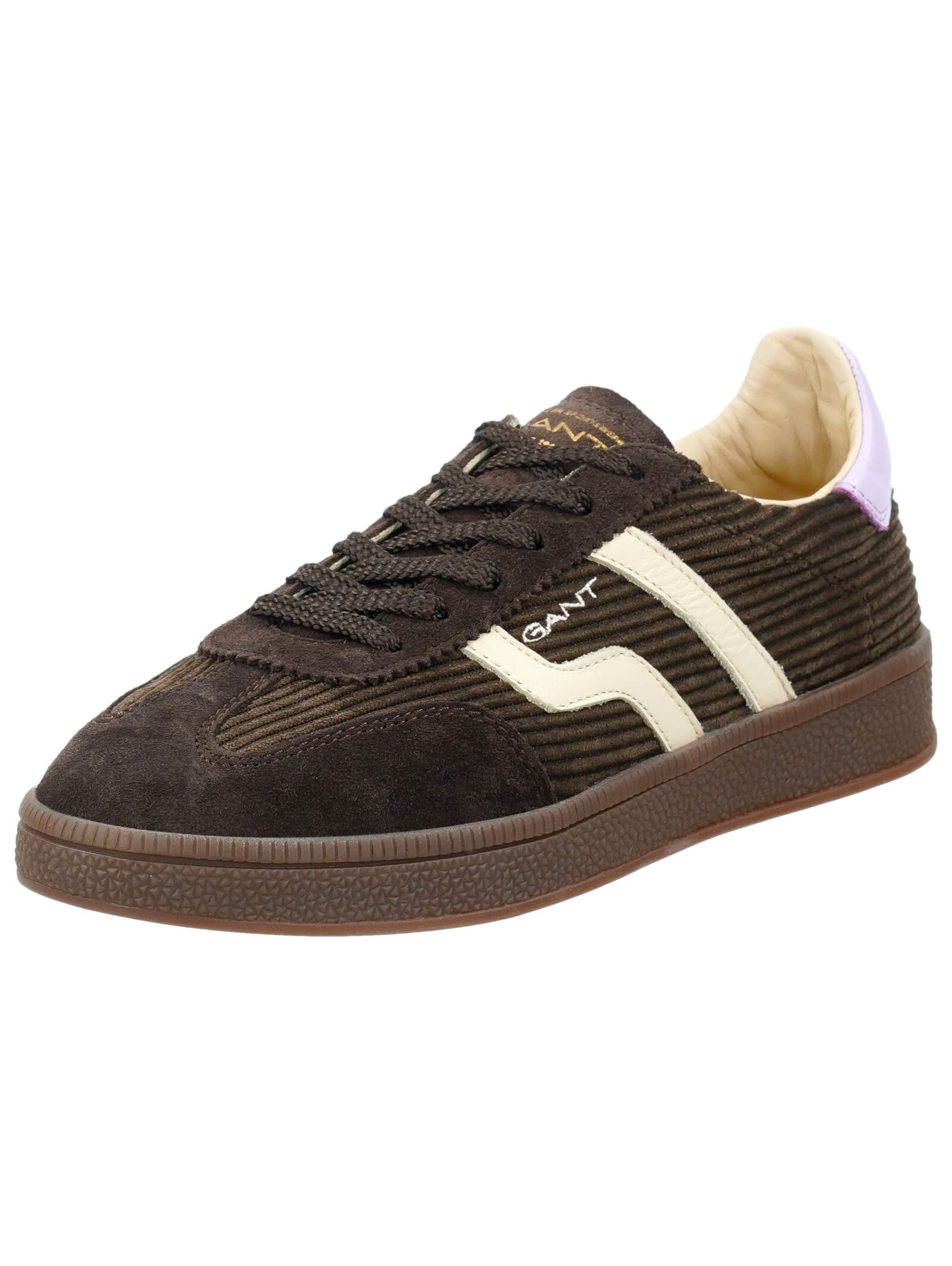 Baskets basses GANT en marron : devant