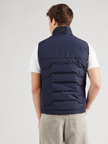 Gilet 'V_Kharan' di BOSS in blu: frontale