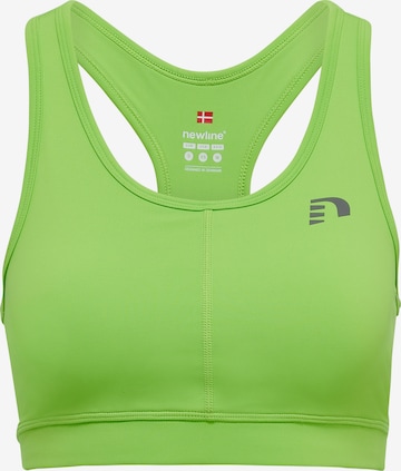 Newline - Bustier Sujetador deportivo en verde: frente