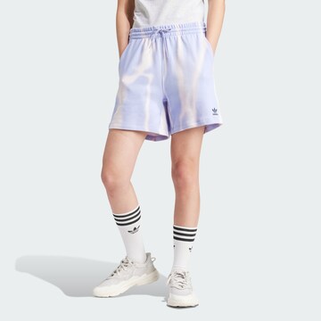 Regular Pantaloni de la ADIDAS ORIGINALS pe mov: față