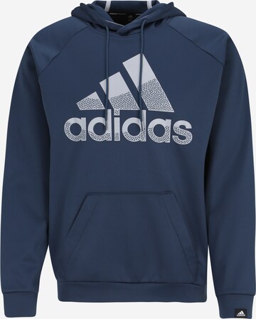 ADIDAS SPORTSWEAR Sportsweatshirt 'Aeroready Game And Go Big Logo' in Blau: predná strana