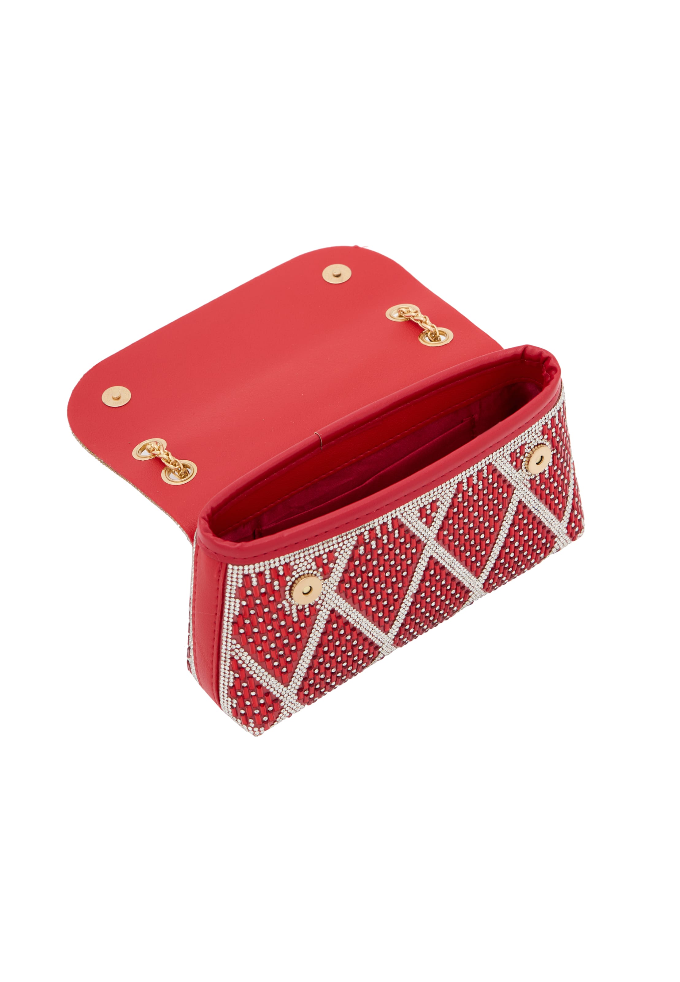 Sac à bandoulière faina en rouge