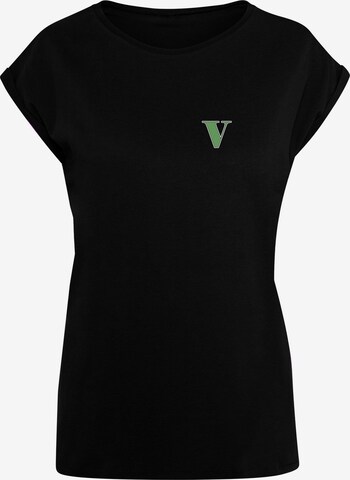 Merchcode Shirt 'Grand Collage' in Zwart: voorkant