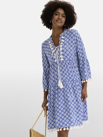 bonprix Blousejurk in Blauw: voorkant