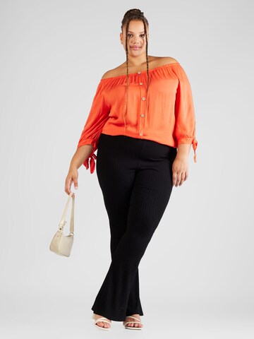 Z-One - Blusa 'Eliana' em laranja