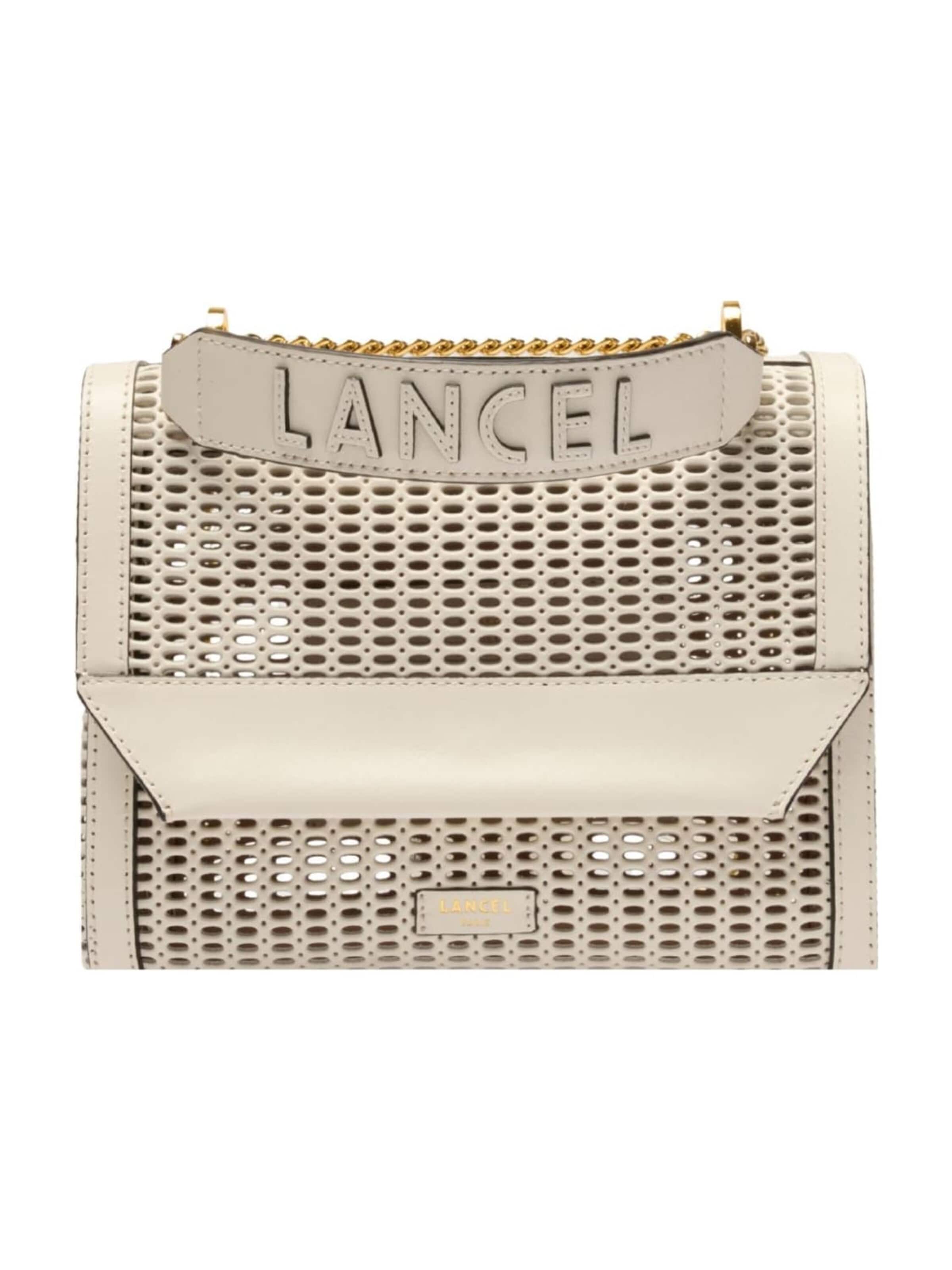 Lancel Handbag 'Lancel Sac Rabat M Ninon Animation Ajouree Neige Femme' in White: front