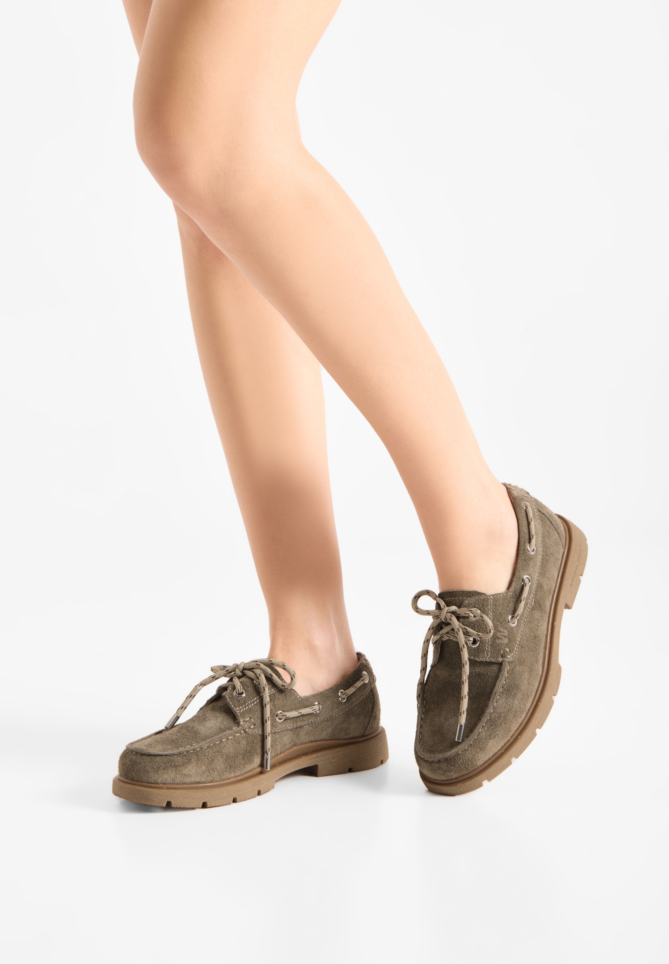 WODEN Mocassins ' Johanne S ' in Beige: voorkant