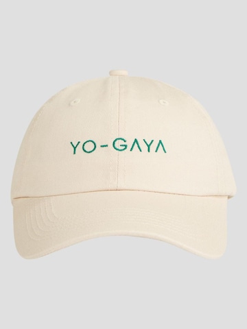 YO-GAYA Sportpet 'Cap' in Beige: voorkant