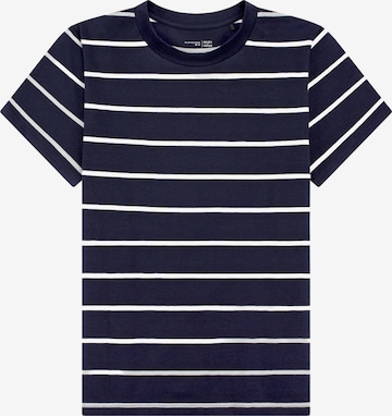 SCHIESSER Pajama Shirt 'Mix & Relax' in Blue: front