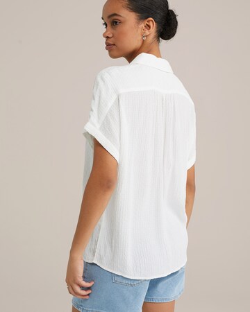 WE Fashion Bluse i hvid