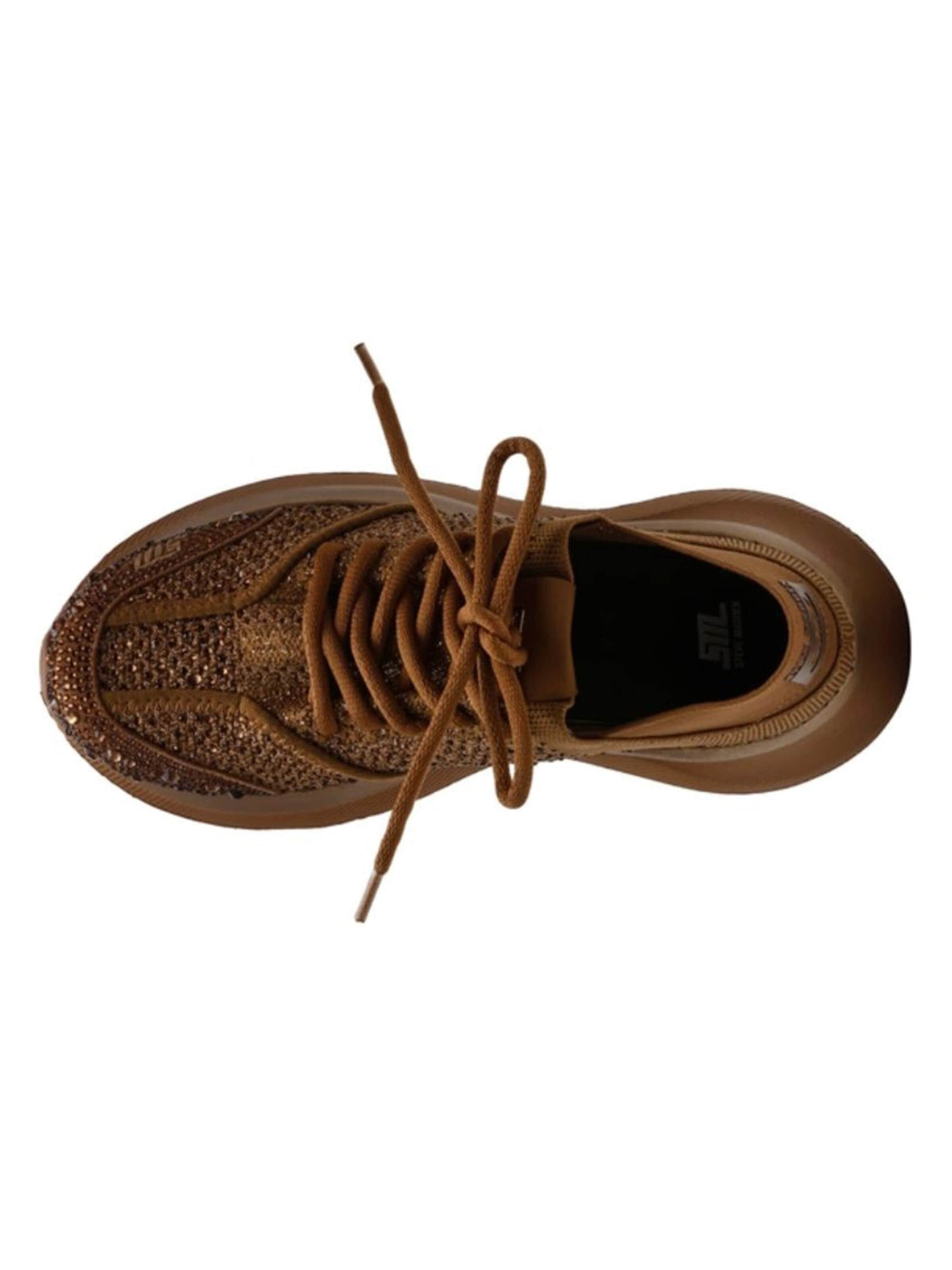 STEVE MADDEN Sneakersy niskie 'ELEVATE 3 BROWN / TAN' w kolorze brązowy