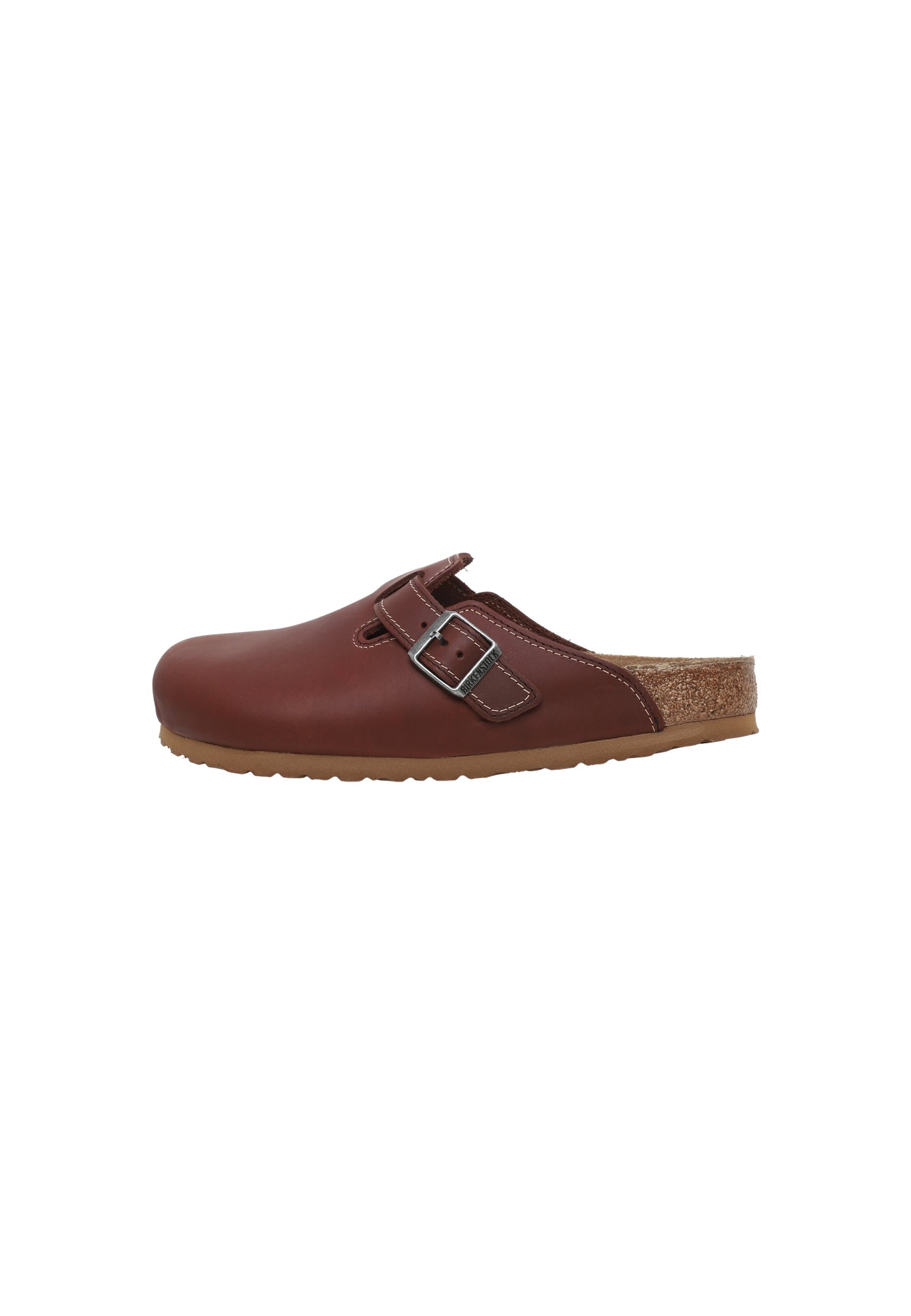 BIRKENSTOCK Pantolette 'Boston' i brun: framsida