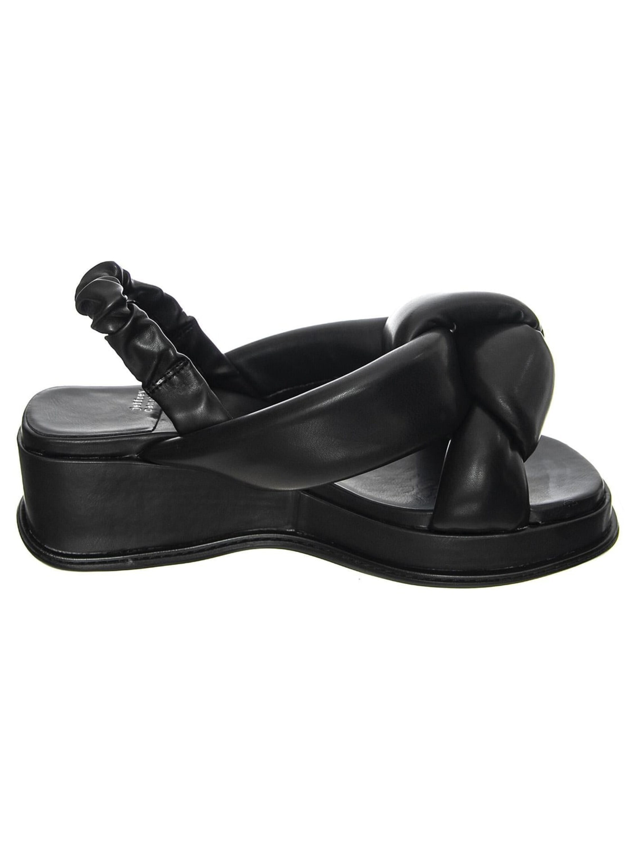 Sandalo 'W' Sying-Hi Black Pu Sandals' di Jeffrey Campbell in nero