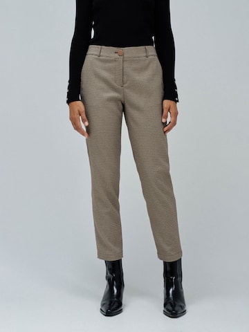 Salsa Jeans Slim fit Chino trousers in Brown: front