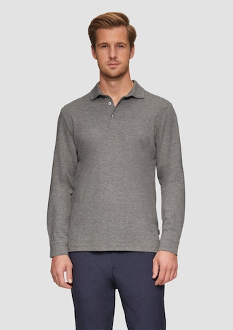 s.Oliver BLACK LABEL Poloshirt in Grau: Vorderseite