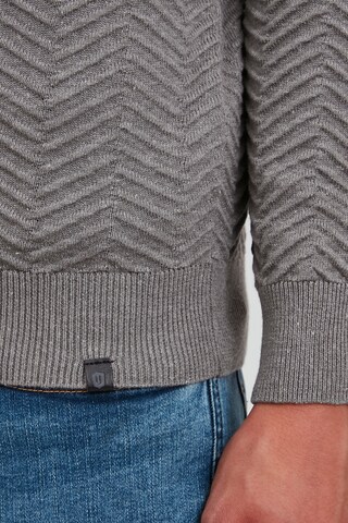 INDICODE JEANS Knit Cardigan 'Banjamino' in Grey