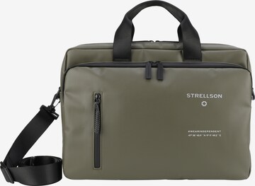 STRELLSON Document Bag 'Stockwell 2.0 Charles' in Green: front