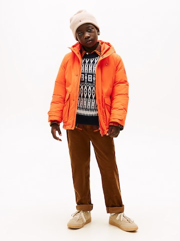 TOMMY HILFIGER Between-season jacket 'Essential' in Orange