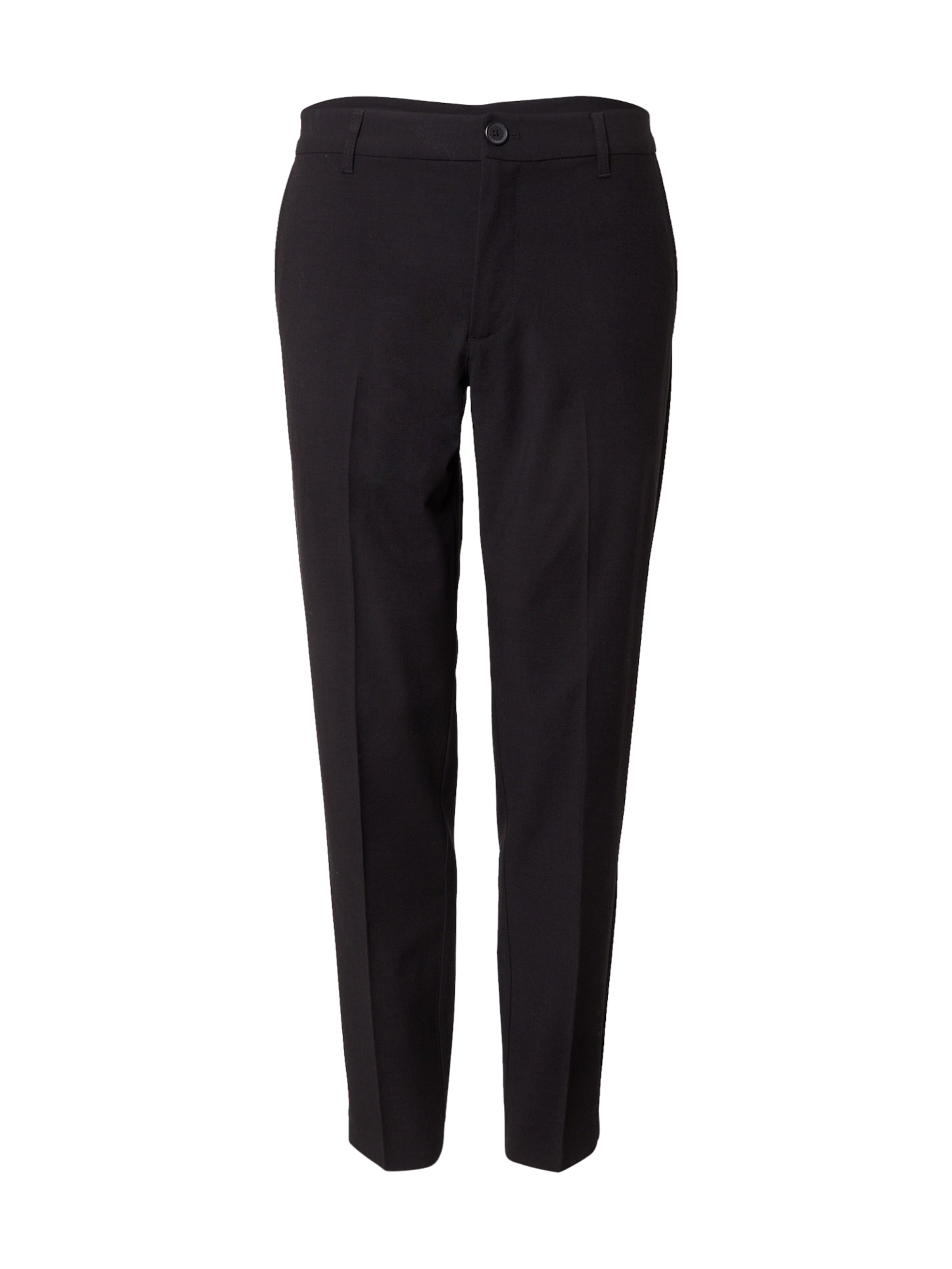 Regular Pantalon à plis ARMANI EXCHANGE en noir : devant