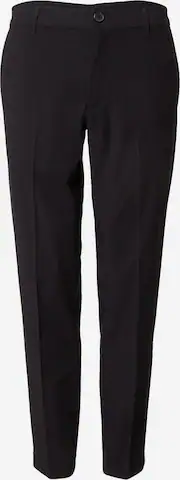 juoda ARMANI EXCHANGE Standartinis Kelnės su kantu: priekis