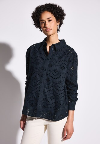 STREET ONE Bluse in Blau: Vorderseite