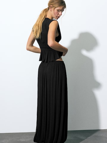 Pull&Bear Tapered Hose in Schwarz