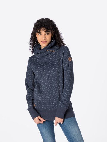 Ragwear Sweatshirt in Blue: front