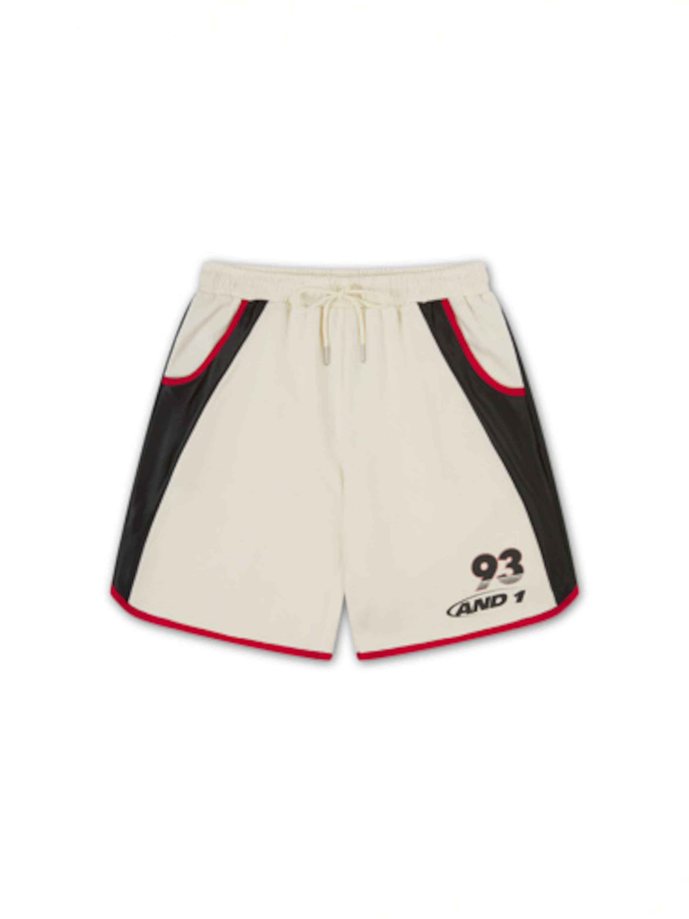AND1 Regular Shorts in Beige: Vorderseite