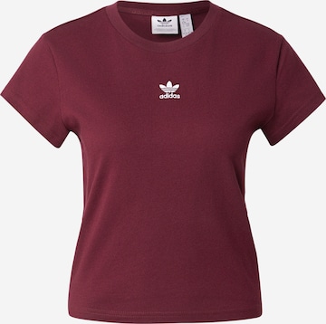 ADIDAS ORIGINALS Shirt 'ESSENTIAL' in Red: front