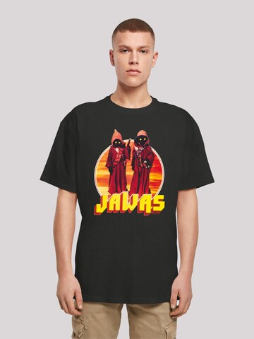 Maglietta 'Star Wars A New Hope Jawas' di F4NT4STIC in nero: frontale