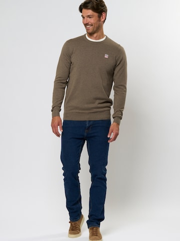 Pull-over ' Julian ' VINSON en marron