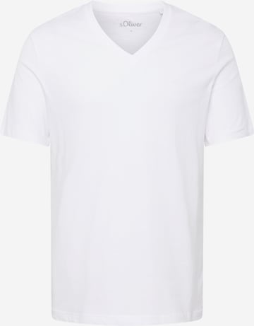 s.Oliver T-shirt i vit: framsida