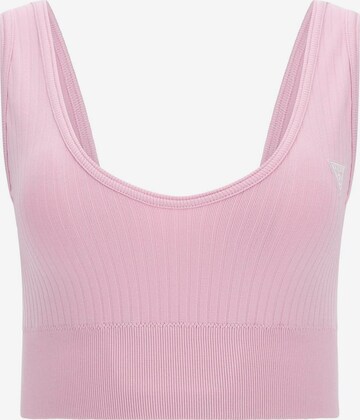 GUESS Sports Top in Pink: front