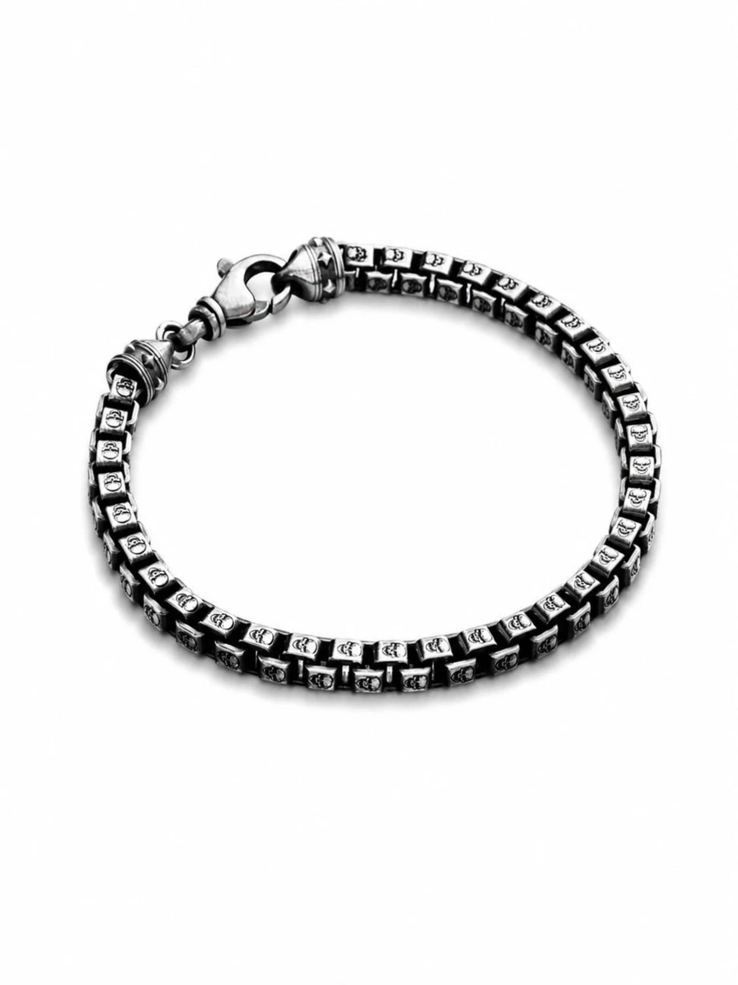 REYTEL - Pulsera 'INFINITUM' en plata: frente