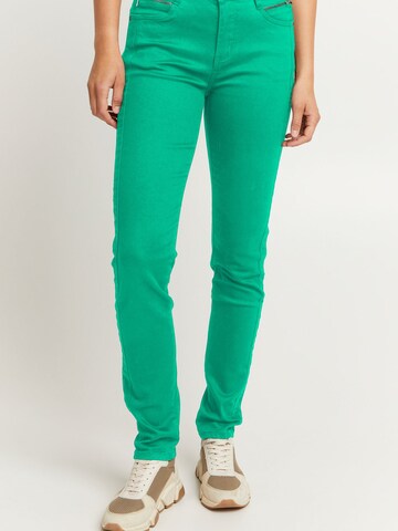 Fransa - Slimfit Pantalón 'Lomax' en verde: frente