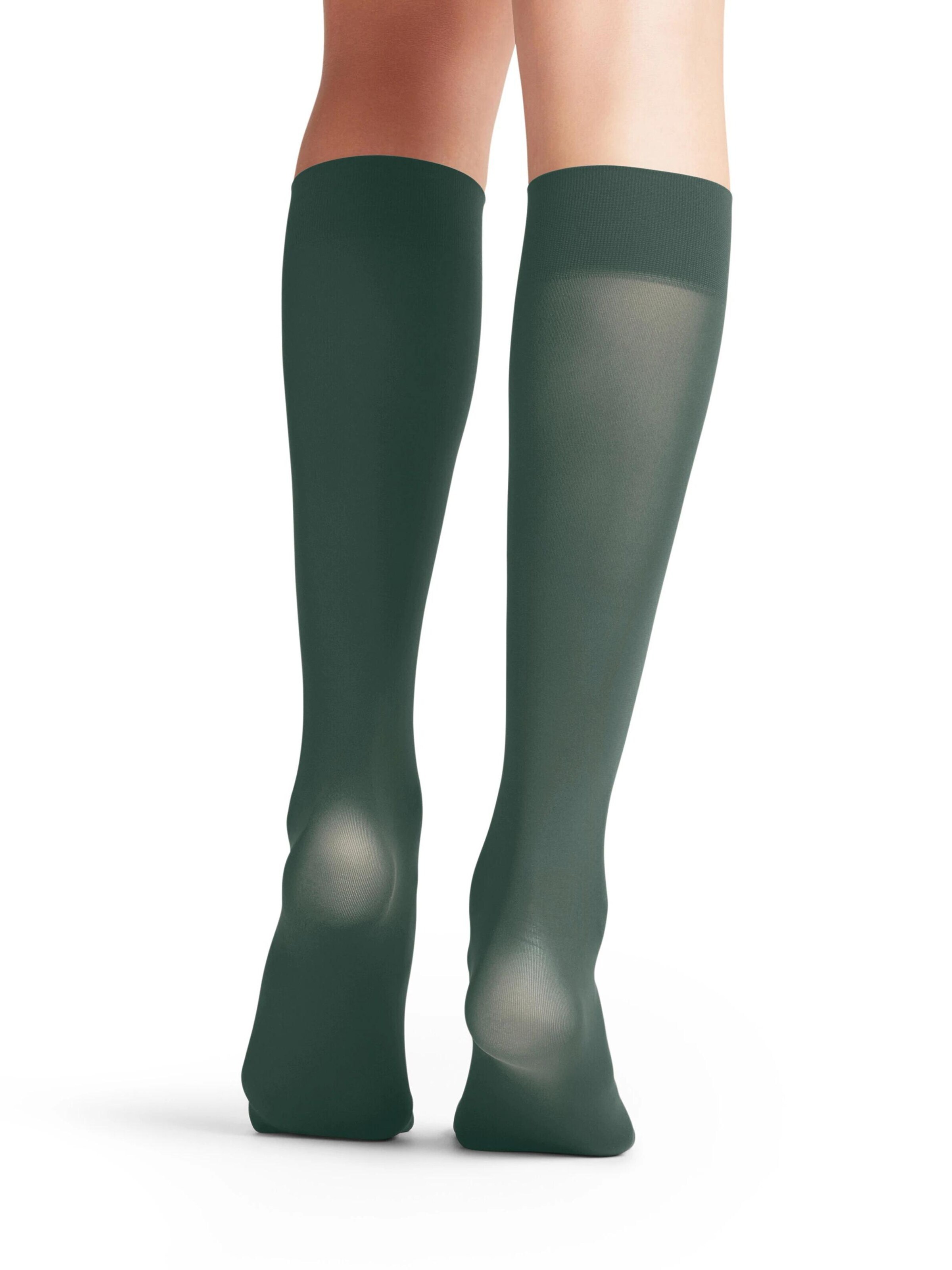 FALKE Overknee Strümpfe 'Pure Matt'‌‌‌‌‌‌‌‌‌‌ in Grün