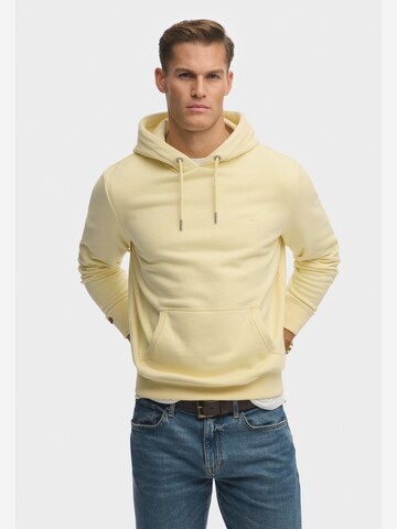 Superdry Sweatshirt 'Essential' in Geel: voorkant