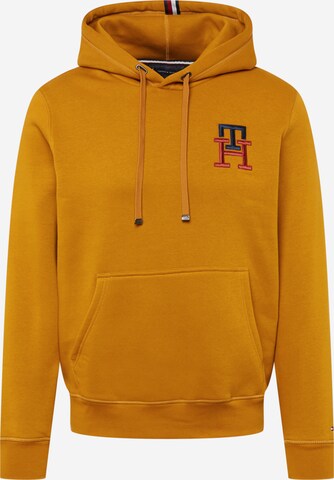 Sweat-shirt TOMMY HILFIGER en jaune : devant