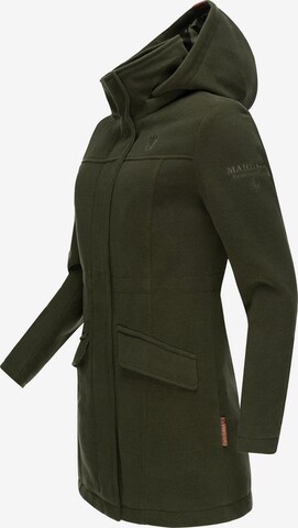 MARIKOO Between-Seasons Coat in Green