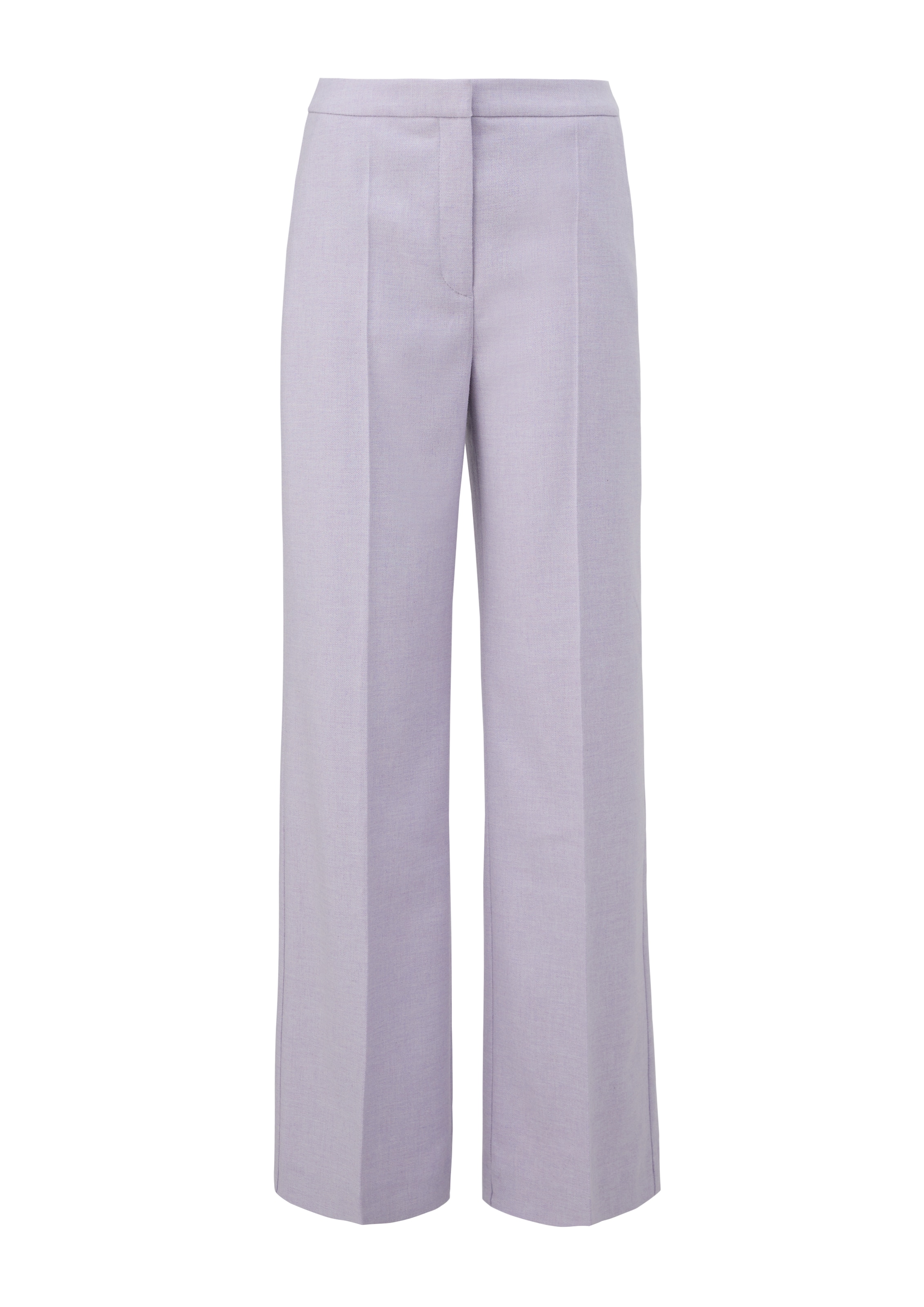 COMMA Wide Leg Hose in Lila: Vorderseite