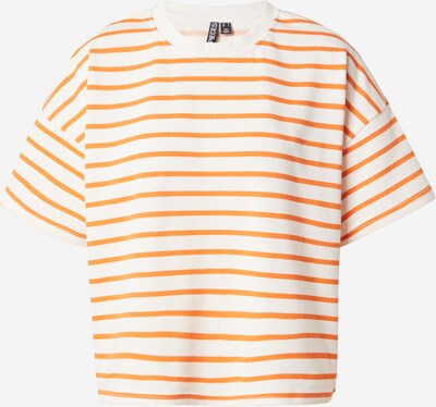 PIECES Sweatshirt 'PCCHILLI' in orange / weiß, Produktansicht