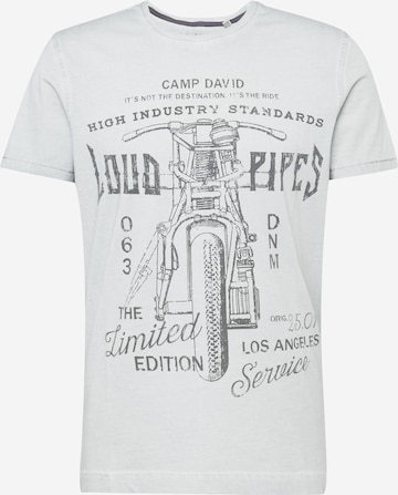 CAMP DAVID T-Shirt in Grau: predná strana