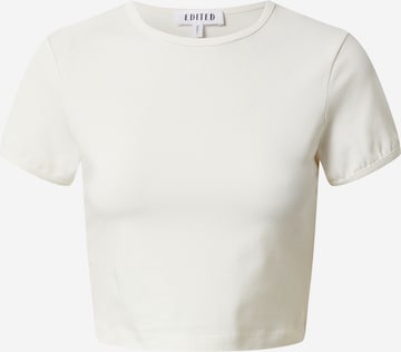 EDITED Shirt ' Lara' (GOTS) in Beige: predná strana