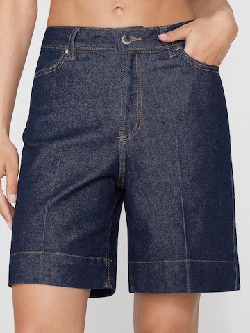 Tezenis Wide Leg Shorts in Blau: Vorderseite