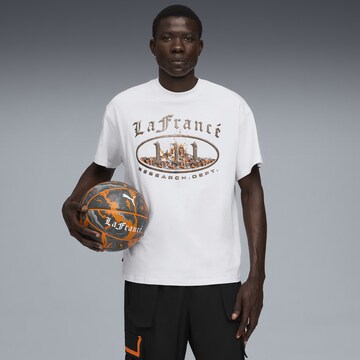 PUMA Performance shirt 'LaFrance Heem' in Grey: front