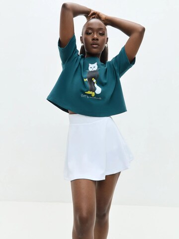 T-shirt 'Sport Cat' Cat e Lolette en bleu