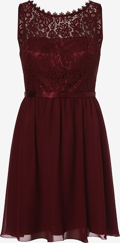 Robe de cocktail Vera Mont en rouge : devant