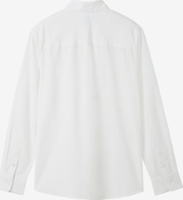 TOM TAILOR Regular Fit Skjorte i hvid: forside