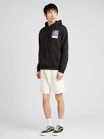 QS - Sweatshirt em preto