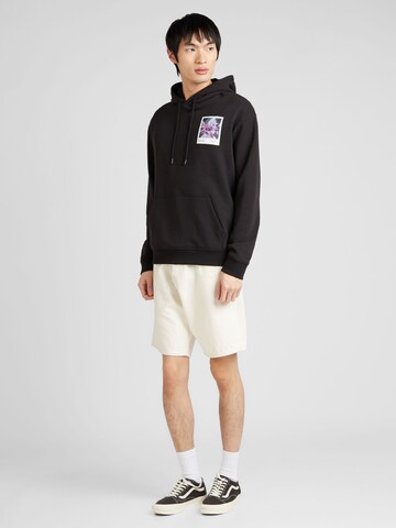 QS Sweatshirt in Zwart